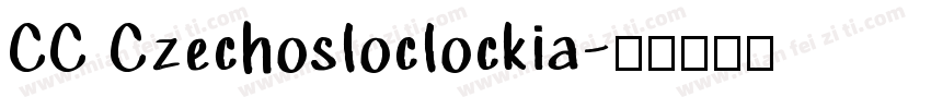 CC Czechosloclockia字体转换